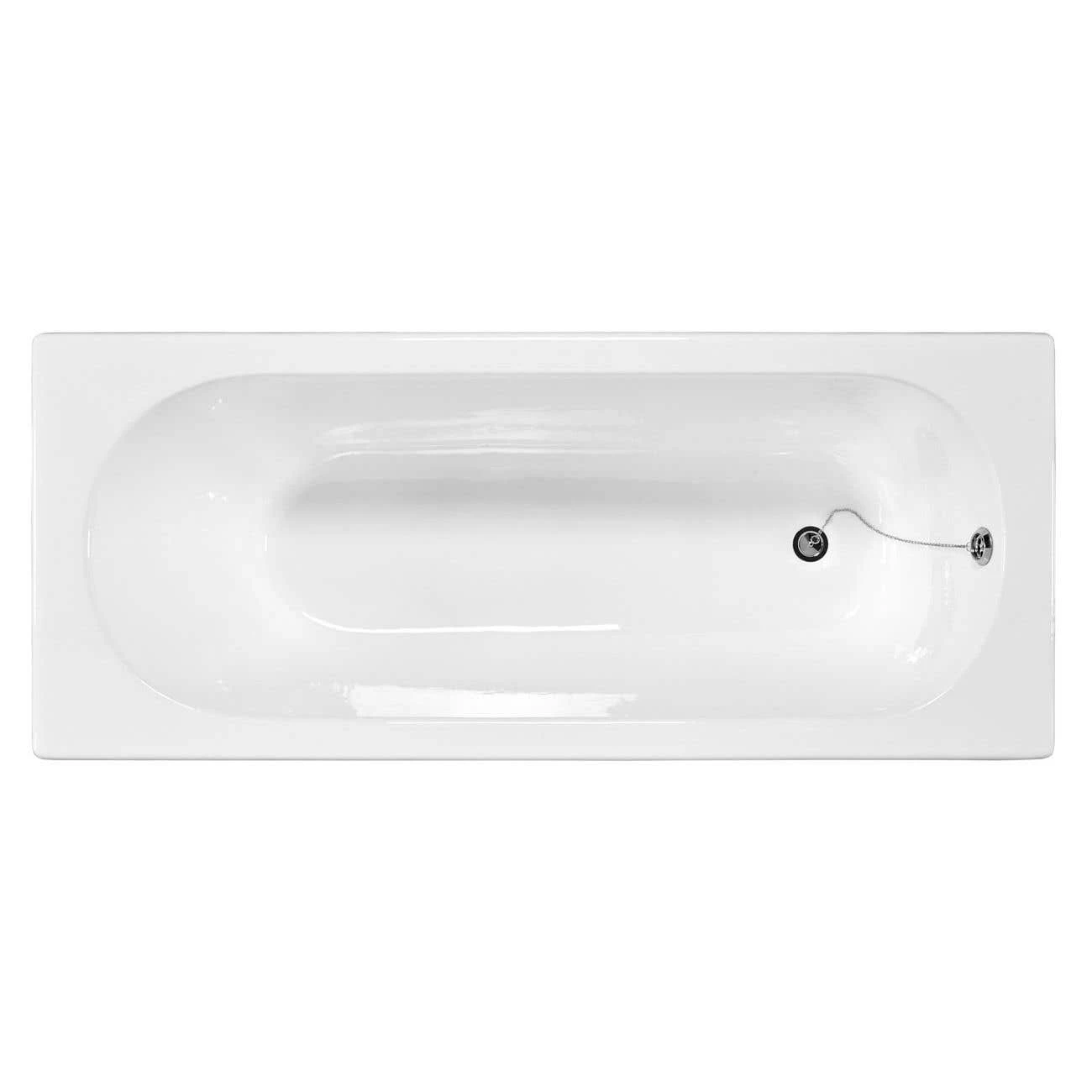 67 Inch Cast Iron Drop In Tub - No Faucet Drillings - Unfinished Exterior 5 67 Inch Cast Iron Drop In Tub - No Faucet Drillings - Unfinished Exterior - Image 3