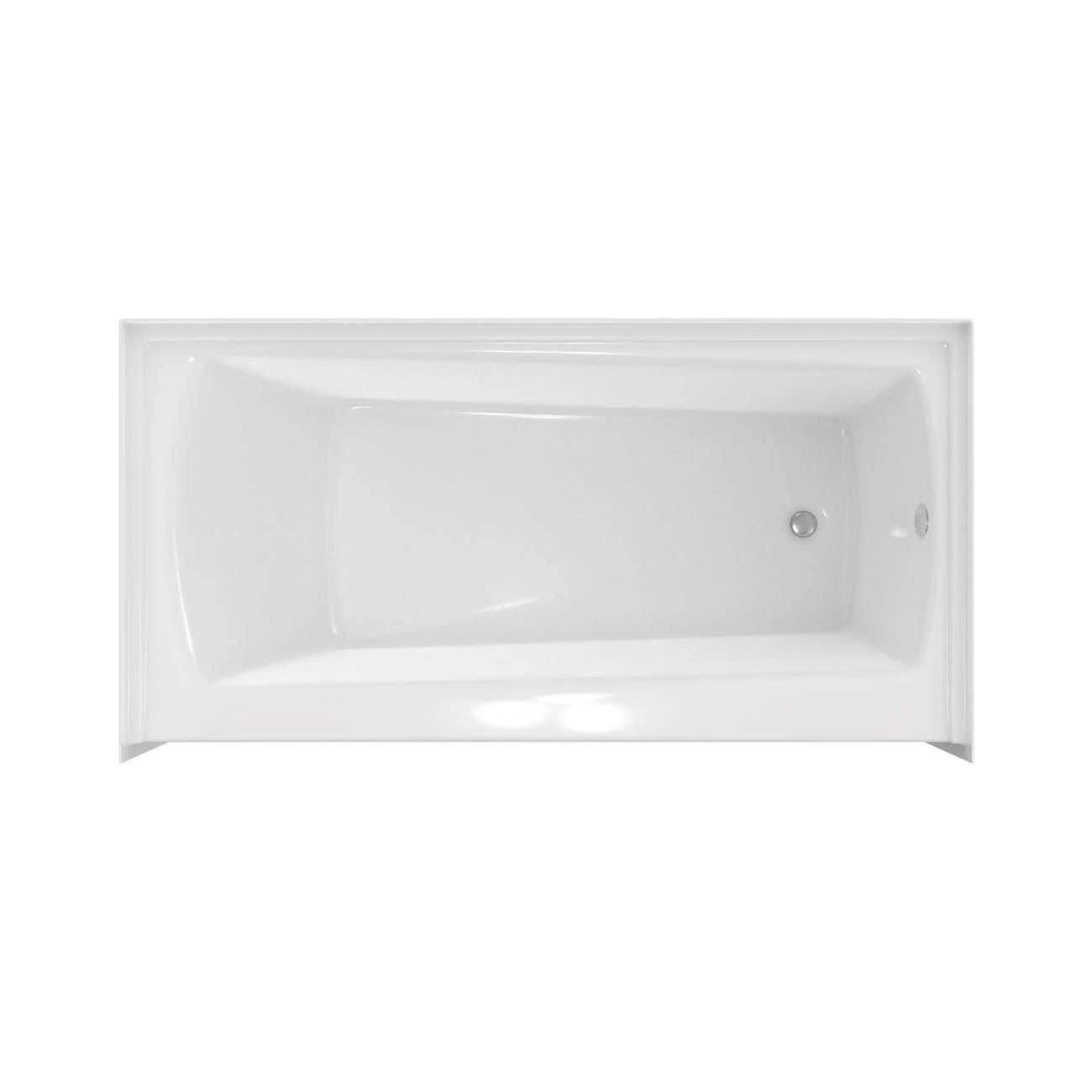 Copper 60 X 30 Inch Acrylic Alcove Bathtub - White 6 Copper 60 X 30 Inch Acrylic Alcove Bathtub - White - Image 4