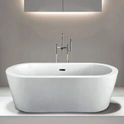 Marion Acrylic Double Ended Freestanding Tub - No Faucet Drillings -A&E BATH & SHOWER Shop e50f8d94fdef9d571b1a42672d5398aa557933c4 zi1p4xiqqmrtw63t