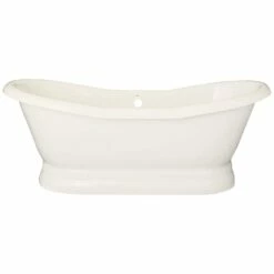 Empress Acrylic Double Slipper Pedestal Tub - No Faucet Drillings -A&E BATH & SHOWER Shop empress m b 1