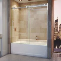 DreamLine Enigma Air 56-60 In. W X 62 In. H Frameless Sliding Tub Door -A&E BATH & SHOWER Shop enigma air tub door rs136 30d 30p 08 ertmauggsqpxv9qc
