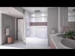 DreamLine Encore 56-60 Inch W X 58 Inch H Semi Frameless Bypass Tub Door -A&E BATH & SHOWER Shop hqdefault 4 10