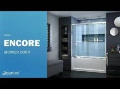 DreamLine Encore 56-60 Inch W X 58 Inch H Semi Frameless Bypass Tub Door -A&E BATH & SHOWER Shop hqdefault 5 9