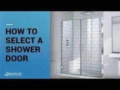 DreamLine Enigma XO 55-59 Inch W X 62 Inch H Fully Frameless Sliding Tub Door -A&E BATH & SHOWER Shop hqdefault 6