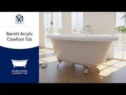 Barrett 66 Inch Double Ended Clawfoot Air Massage Tub - Made In USA -A&E BATH & SHOWER Shop hqdefault 9 154