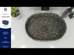 Terrazzo 14 Inch Oval Bathroom Sink 14 Terrazzo 14 Inch Oval Bathroom Sink -A&E BATH & SHOWER Shop hqdefault 9 156