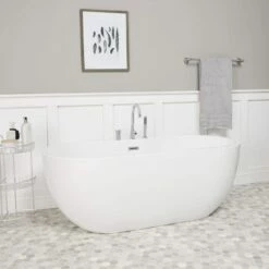 Hudson Acrylic Double Ended Freestanding Tub Package