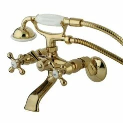 British Telephone Tub Faucet With Hand Shower -A&E BATH & SHOWER Shop ks265pb