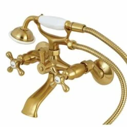 British Telephone Tub Faucet With Hand Shower -A&E BATH & SHOWER Shop ks265sb