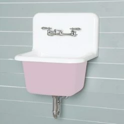 22 Inch Cast Iron High Back Deep Utility Sink -A&E BATH & SHOWER Shop lg22sink lp 1