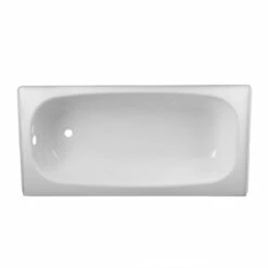 Archer 60 Inch Steel Alcove Bathtub - White 9 Archer 60 Inch Steel Alcove Bathtub - White -A&E BATH & SHOWER Shop lg60apron l drain 4