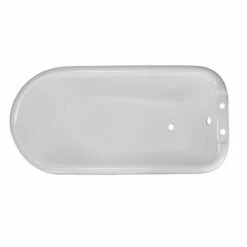 Heritage 60 Inch Cast Iron Clawfoot Tub Package With British Telephone Faucet With Fixtures - White / Chrome Feet & Fixtures -A&E BATH & SHOWER Shop lg60rt7w 4639