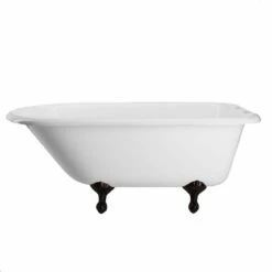 Heritage Cast Iron Classic Clawfoot Tub - Rim Faucet Drillings -A&E BATH & SHOWER Shop lg60rt7wrbb 2 1 2