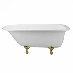 Heritage Cast Iron Classic Clawfoot Tub - Rim Faucet Drillings -A&E BATH & SHOWER Shop lg60rt7wrbs 2 1 5