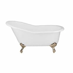 Adela 62 Inch Cast Iron Slipper Clawfoot Tub Package 22 Adela 62 Inch Cast Iron Slipper Clawfoot Tub Package -A&E BATH & SHOWER Shop lg60slf7wsin front 2 3