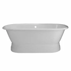 Oxford Cast Iron Freestanding Soaking Tub - No Faucet Drillings 8 Oxford Cast Iron Freestanding Soaking Tub - No Faucet Drillings -A&E BATH & SHOWER Shop lg66de0w8pw front 3 2