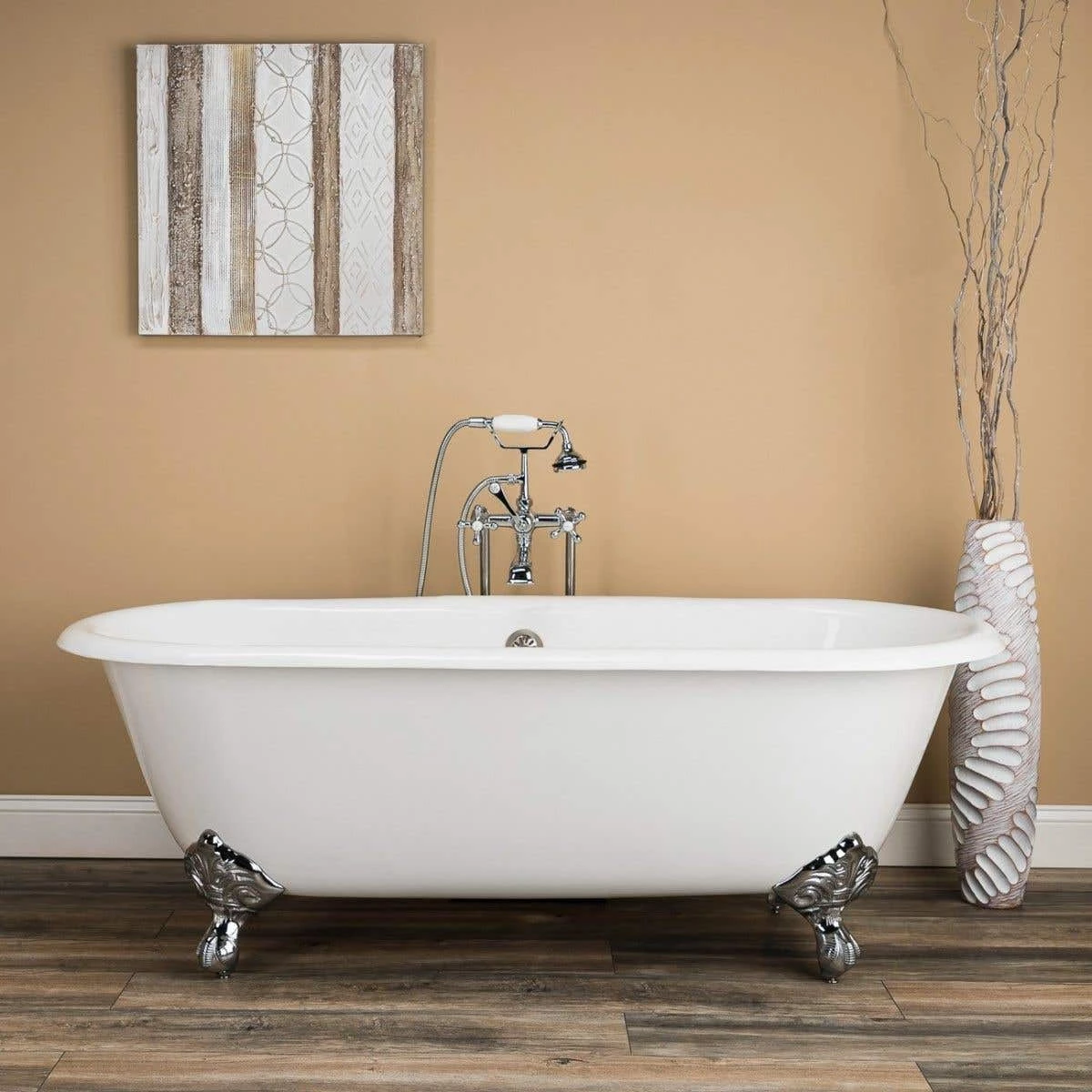 Cambridge Cast Iron Double Ended Clawfoot Tub - No Faucet Drillings 4 Cambridge Cast Iron Double Ended Clawfoot Tub - No Faucet Drillings - Image 2
