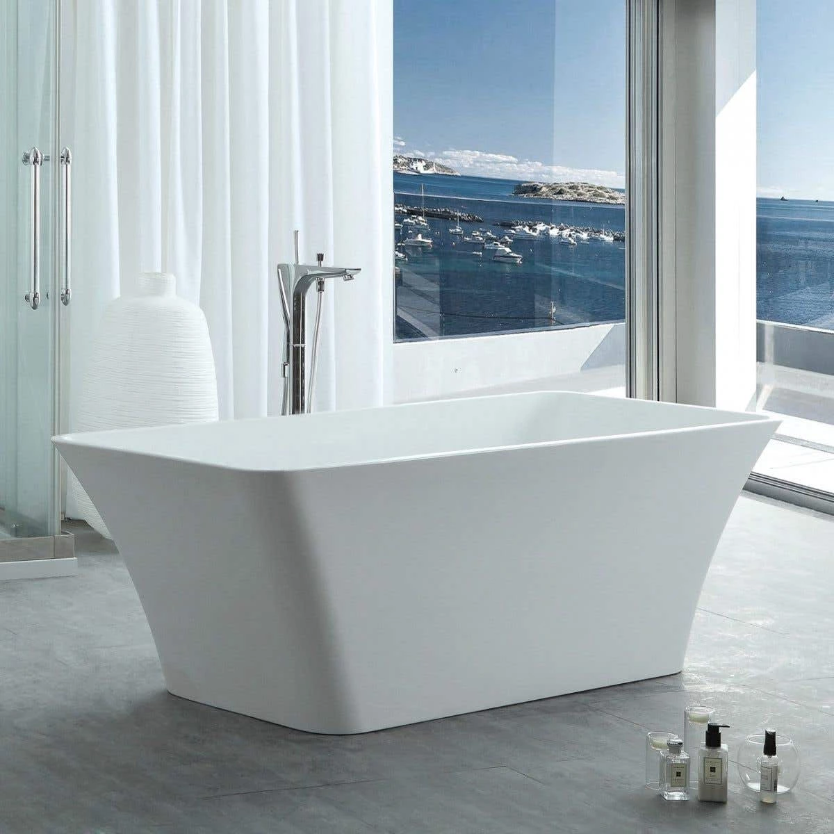 Lily Acrylic Double Ended Freestanding Tub 4 Lily Acrylic Double Ended Freestanding Tub - Image 2