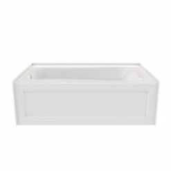 Novelli Acrylic Alcove Bathtub - White -A&E BATH & SHOWER Shop novelli tub shot01 ej57ohh1fzpd6pl8