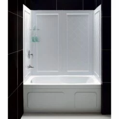 DreamLine Infinity-Z 56-60 In. W X 60 In. H Semi-Frameless Sliding Tub Door And QWALL-Tub Acrylic Wall Kit, Clear Glass 17 DreamLine Infinity-Z 56-60 In. W X 60 In. H Semi-Frameless Sliding Tub Door And QWALL-Tub Acrylic Wall Kit, Clear Glass -A&E BATH & SHOWER Shop qwall tub 3 4hpavtigg0dxymcf