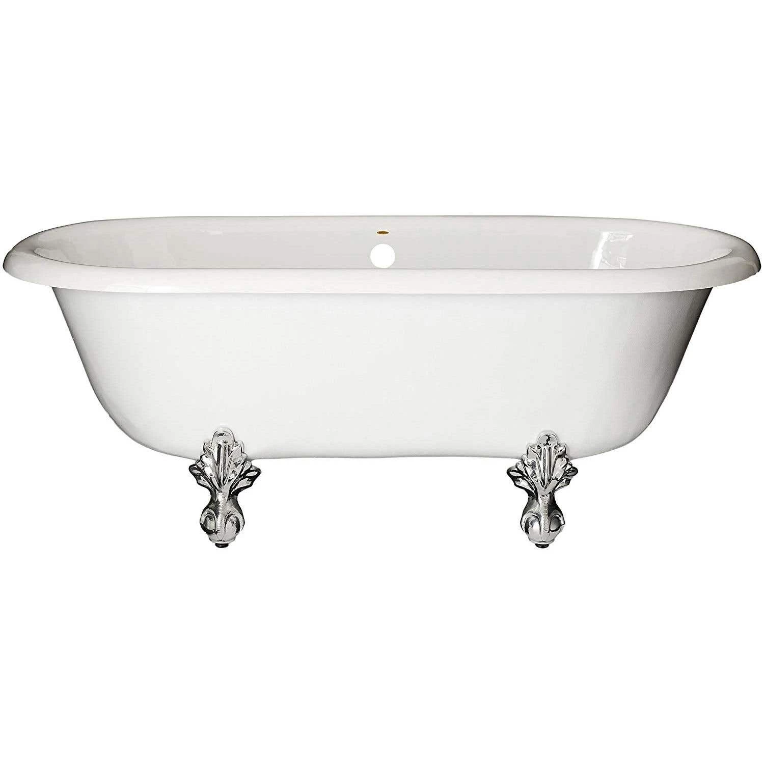 Marquis Acrylic Double Ended Clawfoot Tub - No Faucet Drillings 3 Marquis Acrylic Double Ended Clawfoot Tub - No Faucet Drillings