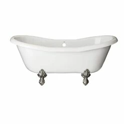 Duchess Acrylic Double Slipper Clawfoot Tub - No Faucet Drillings -A&E BATH & SHOWER Shop rds551 n nh 1