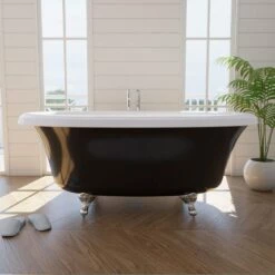 Barrett 66 Inch Double Ended Clawfoot Air Massage Tub - Made In USA -A&E BATH & SHOWER Shop rm barrett air bkwh c life 1