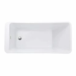 Hannah Acrylic Contemporary Freestanding Bathtub - No Faucet Drillings -A&E BATH & SHOWER Shop rm hannah top