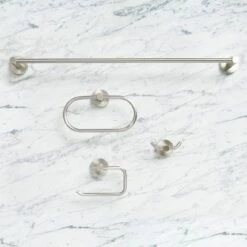 Kally Collection Complete Bathroom Hardware Set -A&E BATH & SHOWER Shop rm kally bn life 1