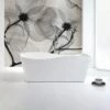 Rembrandt Matte White Acrylic Double Ended Freestanding Tub -A&E BATH & SHOWER Shop rm rembrandt mw