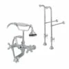 Freestanding British Telephone Clawfoot Tub Faucet With Handshower 2 Freestanding British Telephone Clawfoot Tub Faucet With Handshower -A&E BATH & SHOWER Shop rm146 rmnsl4 s