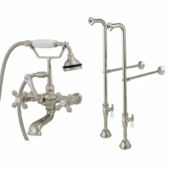 Freestanding British Telephone Clawfoot Tub Faucet With Handshower 11 Freestanding British Telephone Clawfoot Tub Faucet With Handshower -A&E BATH & SHOWER Shop rm146bn rmnsl4bn 1 2
