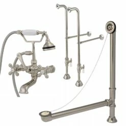 Freestanding Tub Faucet Set 8 Freestanding Tub Faucet Set -A&E BATH & SHOWER Shop rm146fs bn 1