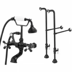 Freestanding British Telephone Clawfoot Tub Faucet With Handshower 10 Freestanding British Telephone Clawfoot Tub Faucet With Handshower -A&E BATH & SHOWER Shop rm146mb rmnsl4mb 1