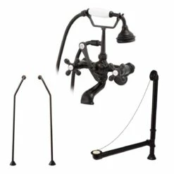 Tub Wall Mount Tub Faucet Set -A&E BATH & SHOWER Shop rm146twcsorb 2