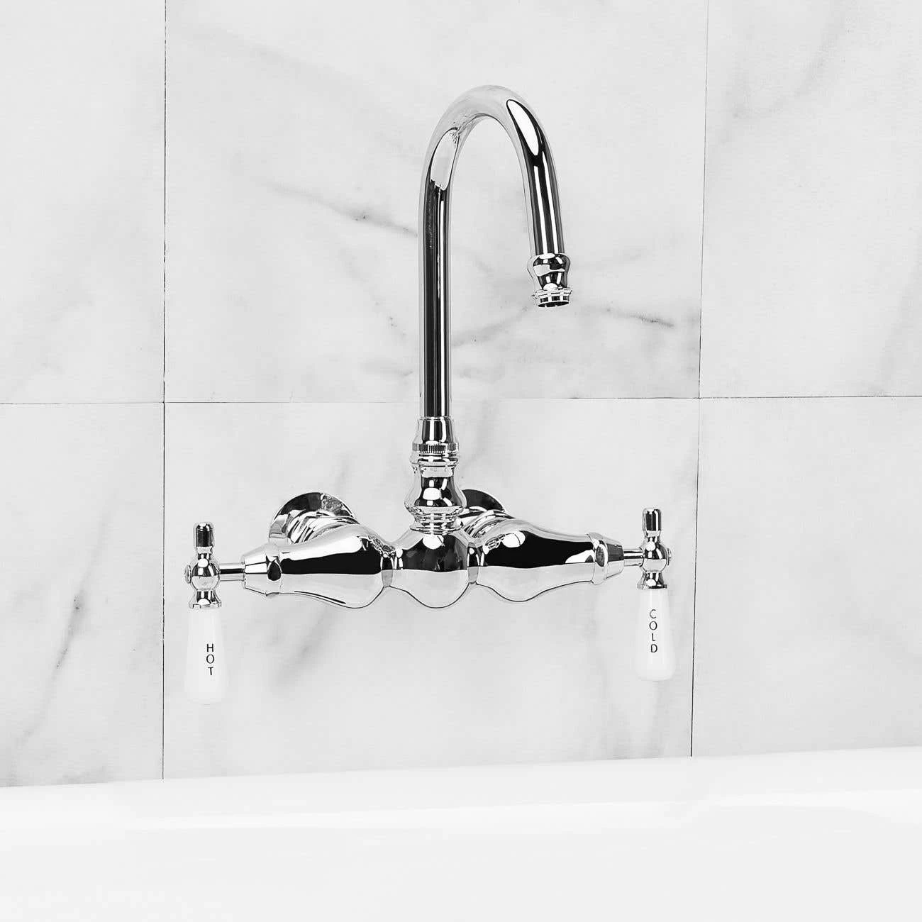 Bathroom Wall Mount Clawfoot Bathtub Faucet 5 Bathroom Wall Mount Clawfoot Bathtub Faucet - Image 3