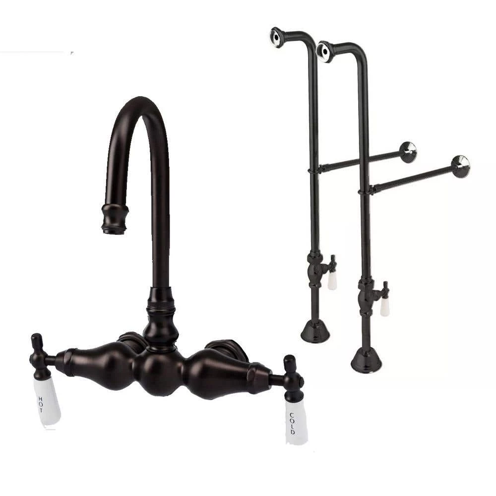 Freestanding Gooseneck Clawfoot Tub Faucet 5 Freestanding Gooseneck Clawfoot Tub Faucet - Image 3