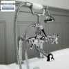 Vintage Clawfoot Tub Deck Mount English Telephone Faucet With Handshower -A&E BATH & SHOWER Shop rm462c s 5