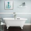 Kensington Cast Iron Double Ended Clawfoot Tub - No Faucet Drillings