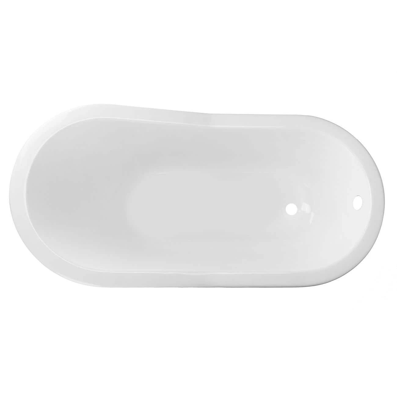 Mila Vintage Cast Iron Slipper Clawfoot Tub - No Faucet Drillings 7 Mila Vintage Cast Iron Slipper Clawfoot Tub - No Faucet Drillings - Image 5