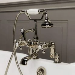 Deck Mount Clawfoot Tub Faucet With Handshower 10 Deck Mount Clawfoot Tub Faucet With Handshower -A&E BATH & SHOWER Shop rm627pn 2 1
