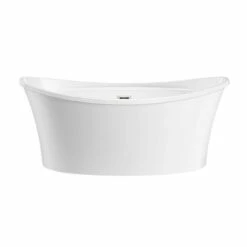 Silas Acrylic Double Slipper Freestanding Tub Package 13 Silas Acrylic Double Slipper Freestanding Tub Package -A&E BATH & SHOWER Shop rma1 bn front