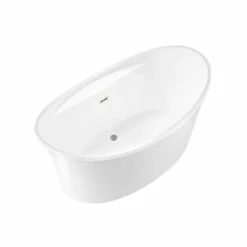 Silas Acrylic Double Slipper Freestanding Tub -A&E BATH & SHOWER Shop rma1 bn side