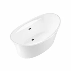 Silas Acrylic Double Slipper Freestanding Tub -A&E BATH & SHOWER Shop rma1 mb side