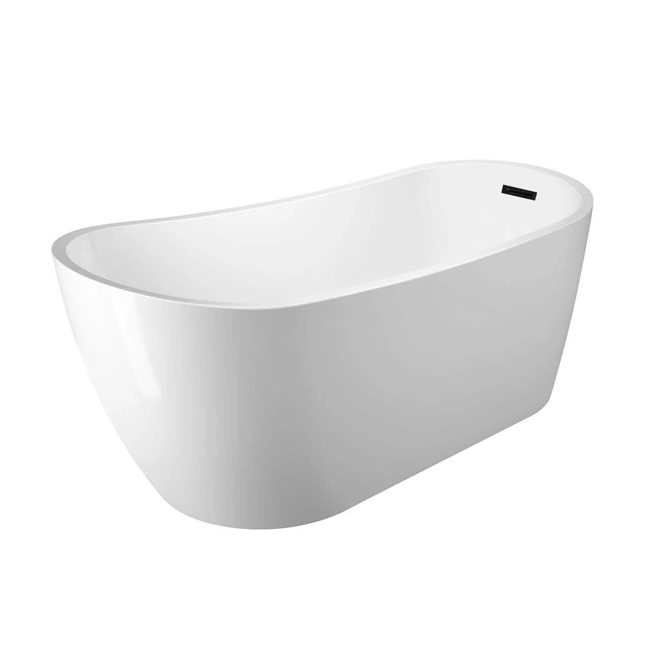 Julia Acrylic Slipper Freestanding Tub - No Faucet Drillings 6 Julia Acrylic Slipper Freestanding Tub - No Faucet Drillings - Image 4