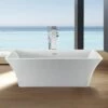 Dax Acrylic Double Ended Freestanding Tub - No Faucet Drillings -A&E BATH & SHOWER Shop rma310