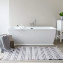 Rourke 70 Inch Acrylic Double Ended Freestanding Tub