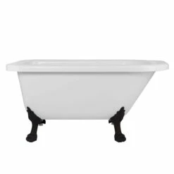 Stratford Acrylic Classic Clawfoot Tub - Rim Faucet Drillings - Lion Paw Feet -A&E BATH & SHOWER Shop rma54rt7wlporb 1 5