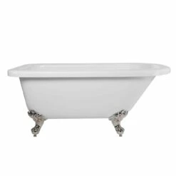 Savanna Acrylic Classic Clawfoot Tub - Rim Faucet Drillings - Ball & Claw Feet -A&E BATH & SHOWER Shop rma54rt7wrbpn front 1