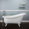 Aurora Acrylic Slipper Clawfoot Tub - Rim Faucet Drillings - Imperial Ball & Claw Feet 1 Aurora Acrylic Slipper Clawfoot Tub - Rim Faucet Drillings - Imperial Ball & Claw Feet -A&E BATH & SHOWER Shop rma57sl7wsiw 1